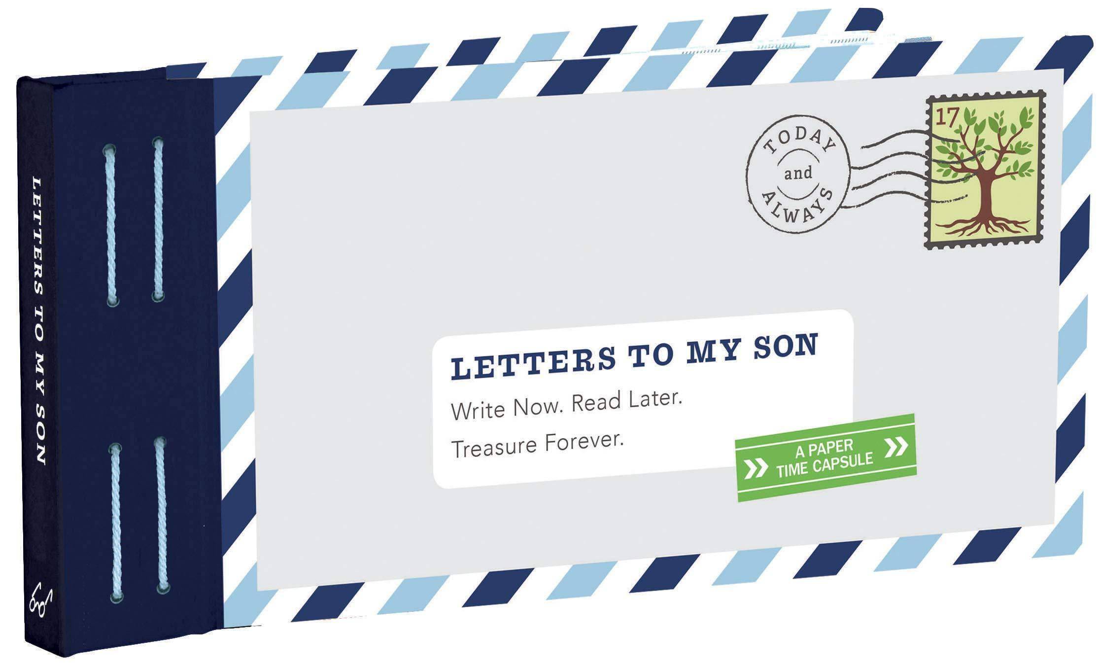 Cover of "Letters to My Son" journal by Letters To My Son, a heartfelt mother-son letter book for writing and reading special messages.