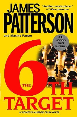 Paperback copy of "The 6th Target" by Little Brown and Company featuring the book cover design.
