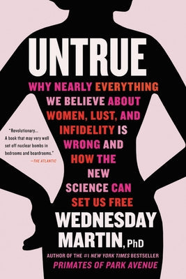 Cover of "Untrue" by Little, Brown Spark, featuring the book's title and subtitle about women's beliefs, lust, and infidelity.