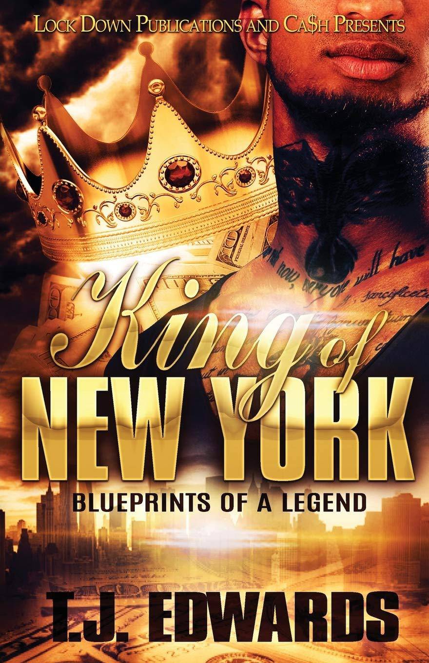 Paperback copy of "King of New York: Blueprints of a Legend" by Lock Down Publications, showing the book cover.