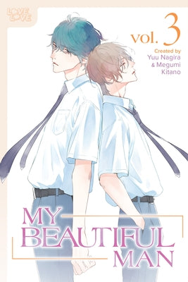 Paperback manga titled "My Beautiful Man" Volume 3 by Lovelove, featuring cover art with characters from the manga.