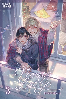 Paperback of "Never Let Go, Volume 3" by Lovelove, featuring the book cover with title and author name.