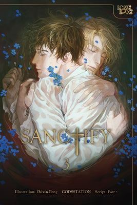 Paperback of Sanctify Volume 3 by Lovelove, featuring the book's cover with title and author details.