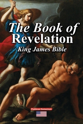 Paperback King James Bible titled The Book of Revelation by Lulu.com, with a dark cover and visible title on the front.