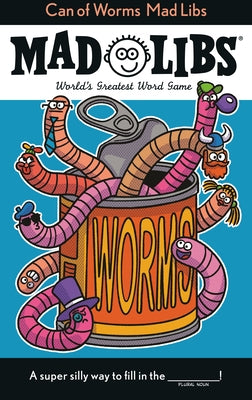 Paperback Can of Worms Mad Libs game by Mad Libs featuring colorful cover and fun word game design.