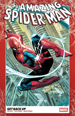 Paperback of Amazing Spider-Man Vol. 1: Get Back Up from Marvel Universe, featuring Spider-Man on the cover.