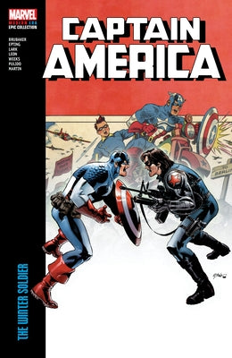 Marvel Universe Captain America Modern Era Epic Collection paperback featuring The Winter Soldier comic cover artwork.