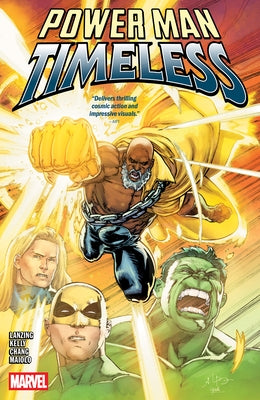 Marvel Universe Power Man: Timeless paperback comic book featuring Power Man in a dynamic pose.