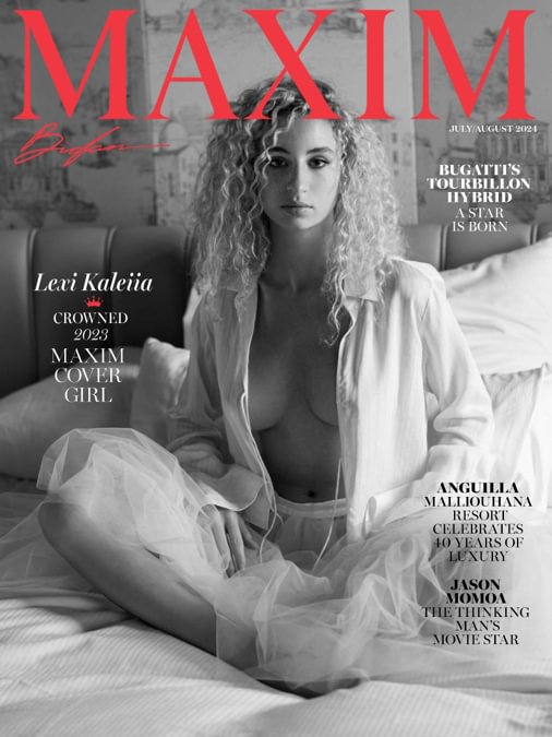 Maxim Magazine cover featuring engaging articles and striking visuals from the popular lifestyle publication.