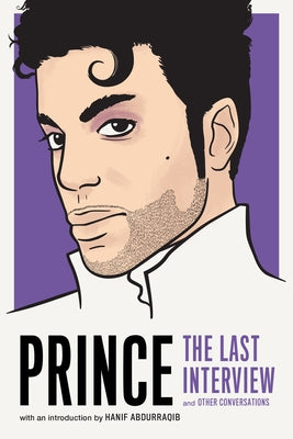 Paperback book titled "Prince: The Last Interview and Other Conversations" published by Melville House Publishing, featuring a plain cover.