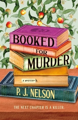 Paperback of "Booked for Murder," an Old Juniper Bookshop Mystery novel by Minotaur Books, featuring a cozy bookstore scene.