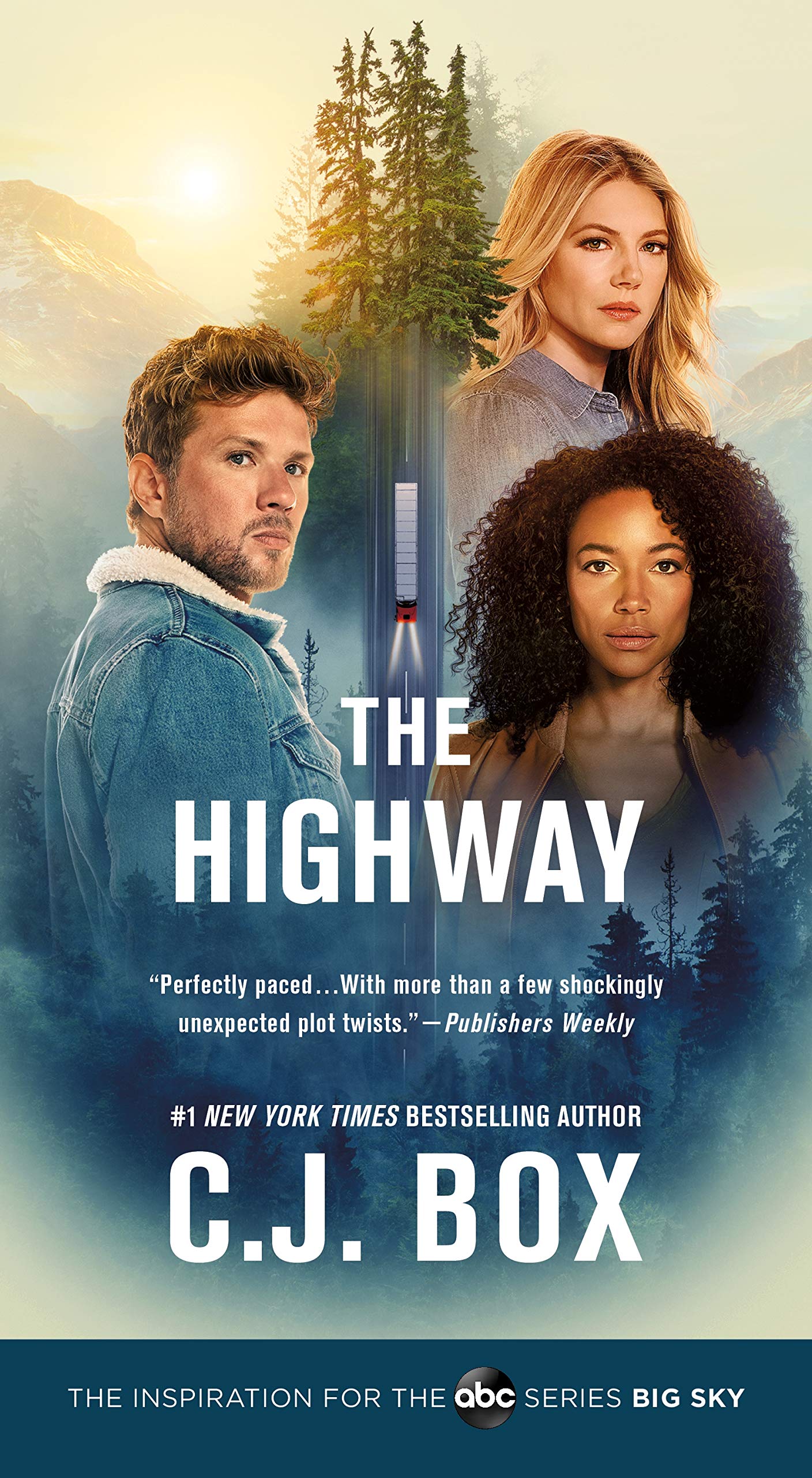 Paperback novel titled The Highway by Minotaur Books featuring a dark, atmospheric cover design.