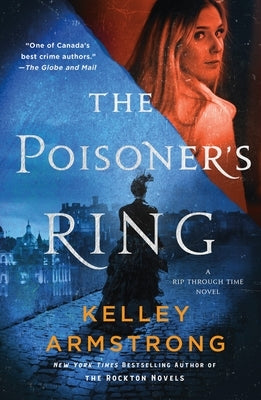 Paperback of The Poisoner's Ring: A Rip Through Time novel by Minotaur Books, featuring a mysterious vintage-inspired cover.