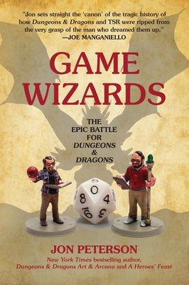Paperback of "Game Wizards: The Epic Battle for Dungeons & Dragons" by MIT Press, showing the book cover with colorful artwork.