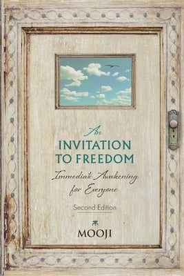 Paperback book titled "An Invitation to Freedom" by Mooji Media Publications, featuring a clean cover design.