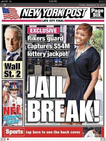 New York Post Sunday Only Delivery For 4 Weeks - TX Corrections Bookstore 