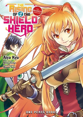 Paperback manga titled The Rising of the Shield Hero Volume 2: The Manga Companion by One Peace Books, featuring cover art.