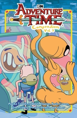 Paperback of Adventure Time Compendium Vol. 3 by Oni Press, featuring colorful cover art with characters from the series.