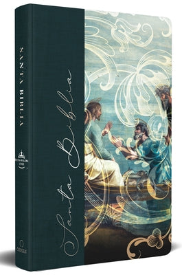 Orien Bible RVR 1960 large print hardcover with cloth cover, featuring manual size and durable design in Spanish.