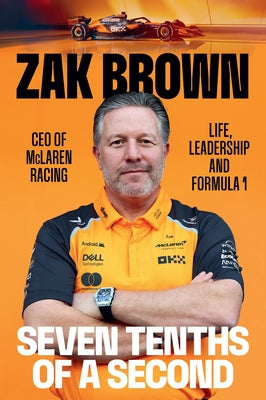 Paperback book titled "Seven Tenths of a Second: Life, Leadership and Formula 1" by Penguin Publishing Group, featuring a cover image.