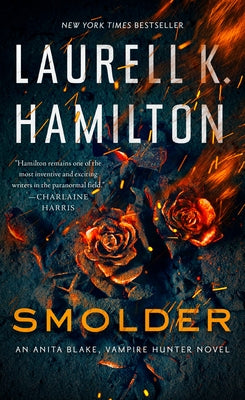 Paperback of "Smolder" by Penguin Publishing Group featuring the book cover with dark and fiery design elements.