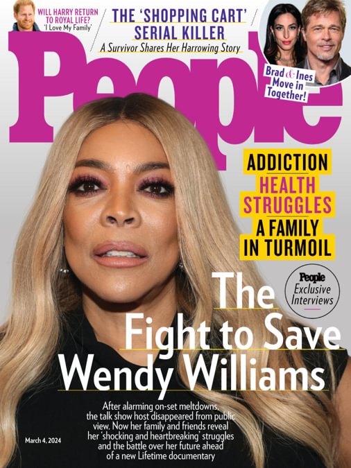 Cover of People Magazine featuring Wendy Williams, showcasing vibrant colors and engaging headlines about celebrity news.
