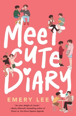 Paperback Meet Cute Diary by Quill Tree Books featuring a colorful cover with playful illustrations.