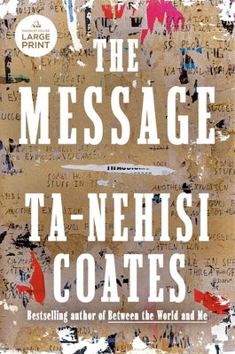 Paperback copy of "The Message" by Random House Large Print Publishing, featuring the book cover with title and author text.