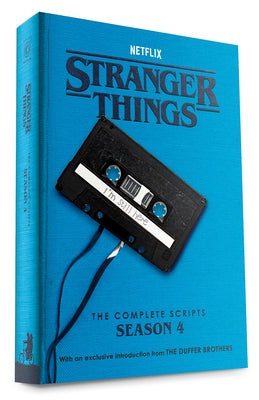 Paperback of Stranger Things: The Complete Scripts, Season 4 by Random House Worlds, featuring the book cover with title and logo.
