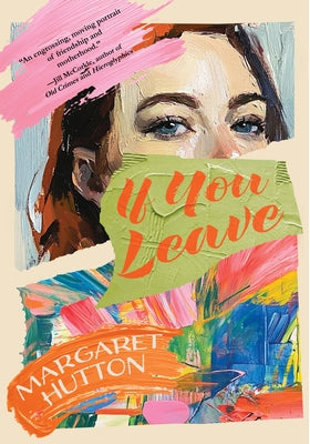 Paperback of "If You Leave" by Regal House Publishing featuring a close-up of the book cover with artistic design.