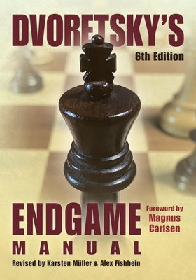 Paperback of Dvoretsky's Endgame Manual by Russell Enterprises, featuring the book cover with title and author details.