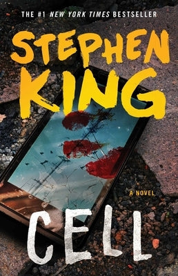 Paperback book titled "Cell" by Scribner Book Company, showing the front cover with the title and author details.