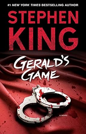 Paperback of Gerald's Game by Scribner Book Company, featuring the book cover with title and author details.