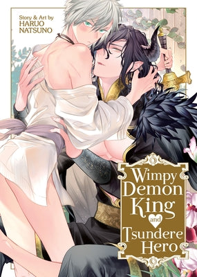 Paperback of Wimpy Demon King and Tsundere Hero manga by Seven Seas, featuring colorful cover art with characters from the series.