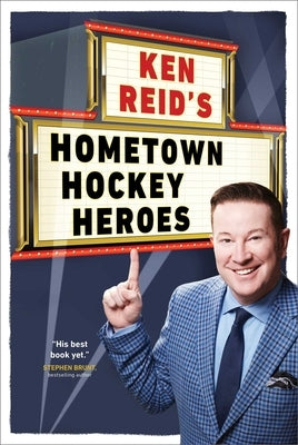 Paperback of Ken Reid's Hometown Hockey Heroes by Simon & Schuster showing the book cover with hockey-themed artwork.