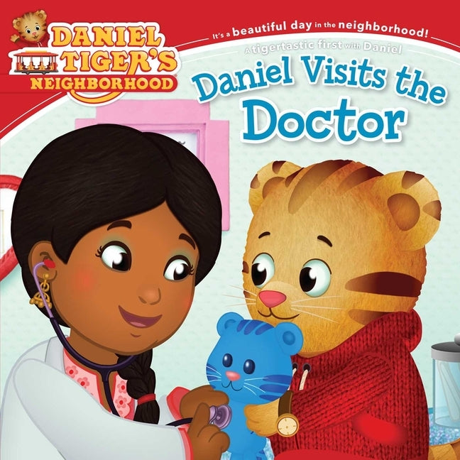 Paperback of Daniel Visits the Doctor by Simon Spotlight, featuring colorful illustrations of Daniel at the doctor's office.