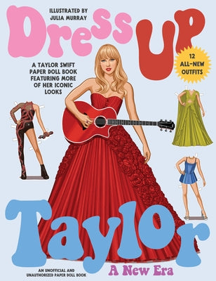 Paperback Taylor Swift paper doll book featuring her iconic looks from the "A New Era" album, with detailed paper doll images.