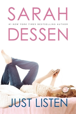 Paperback copy of "Just Listen" by Speak, featuring the book's cover with title and author name on the front.