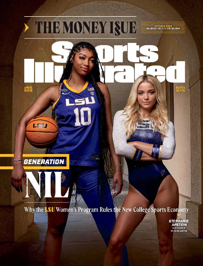 Sports Illustrated magazine cover featuring dynamic sports photography and bold headlines, showcasing the latest sports news.