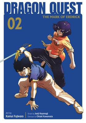 Square Enix Manga paperback of Dragon Quest: The Mark of Erdrick 02, featuring artwork on the cover.
