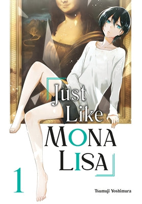 Square Enix Manga paperback of "Just Like Mona Lisa 01" featuring cover art with artwork inspired by the Mona Lisa.