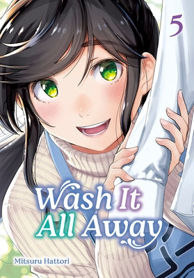 Square Enix Manga paperback titled Wash It All Away 05, featuring cover art with characters and vibrant colors.