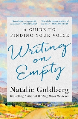Paperback copy of "Writing on Empty: A Guide to Finding Your Voice" by St. Martin's Essentials with a book cover featuring title text.