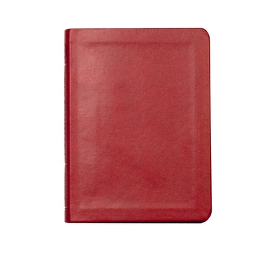 Steadfast Bibles LSB New Testament with Psalms and Proverbs in burgundy faux leather, compact Bible with gold-embossed cover.