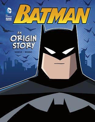 Paperback of Batman: An Origin Story by Stone Arch Books, featuring the book cover with Batman illustration.