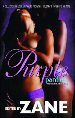 Purple panties paperback book titled "Purple Panties: An Eroticanoir.com Anthology" by Strebor Books, featuring a purple cover.