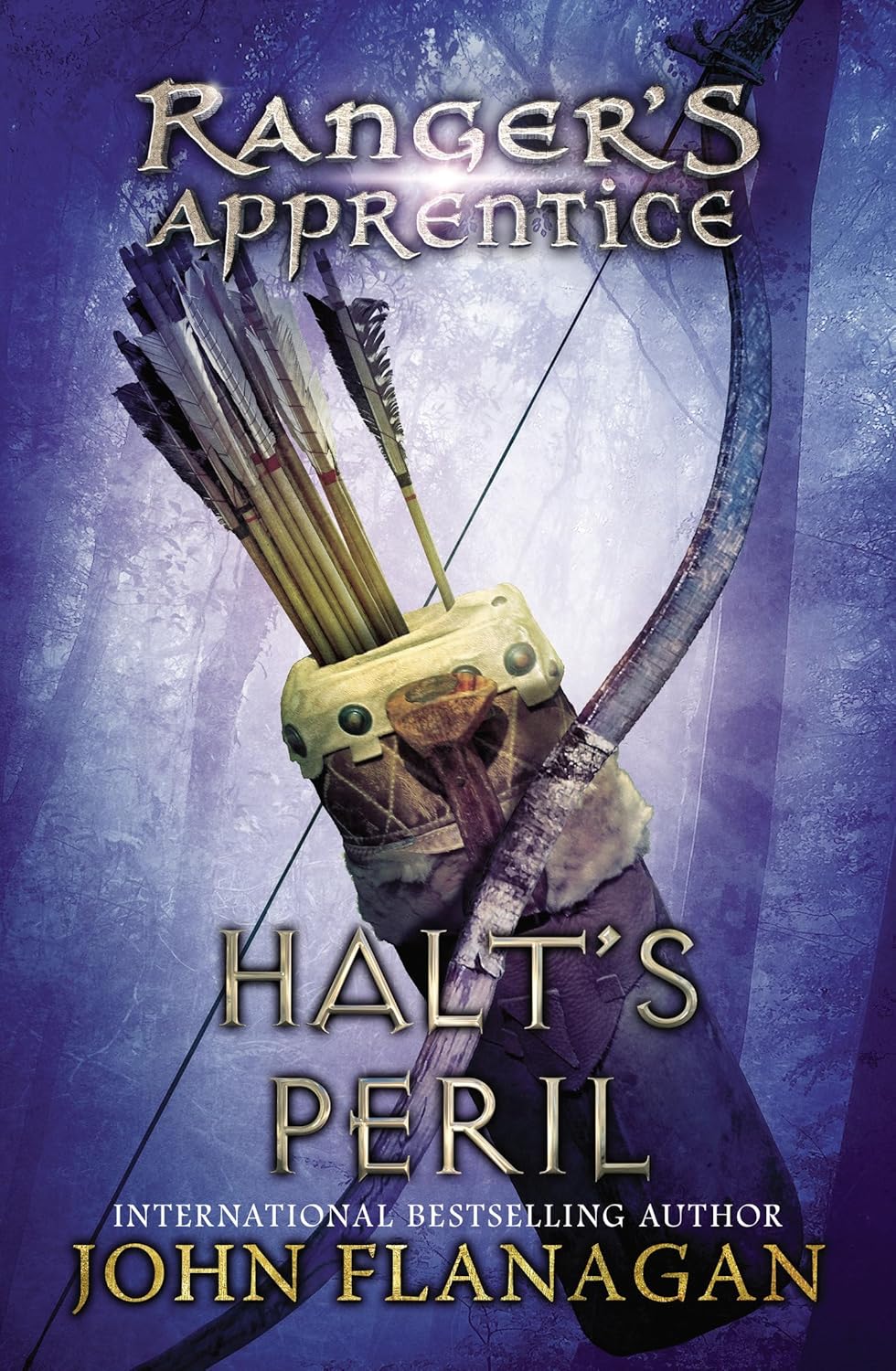 Cover image of "Halt's Peril" novel by SureShot Books Publishing LLC featuring dark, mysterious artwork.