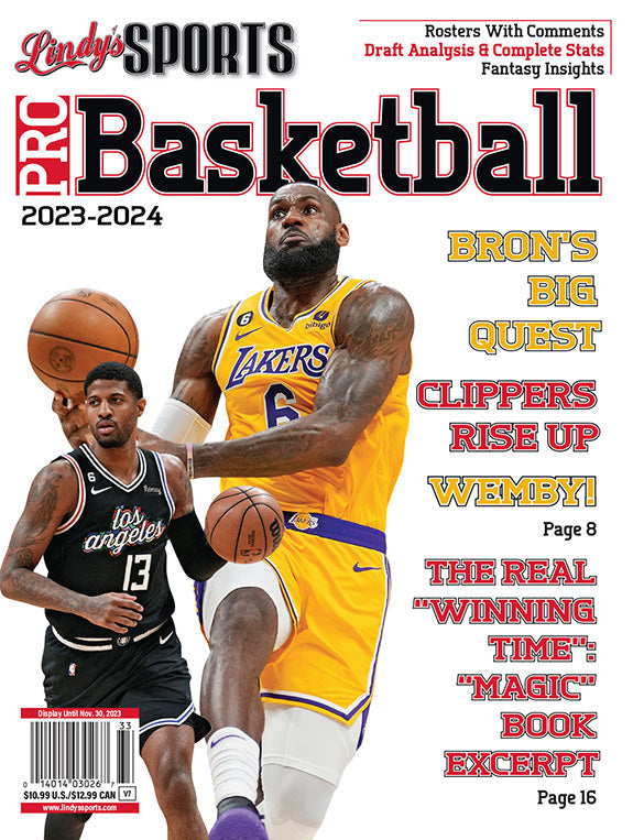 Lindy's Sports 2023-24 Pro Basketball Magazine - PRE ORDER - TX Corrections Bookstore