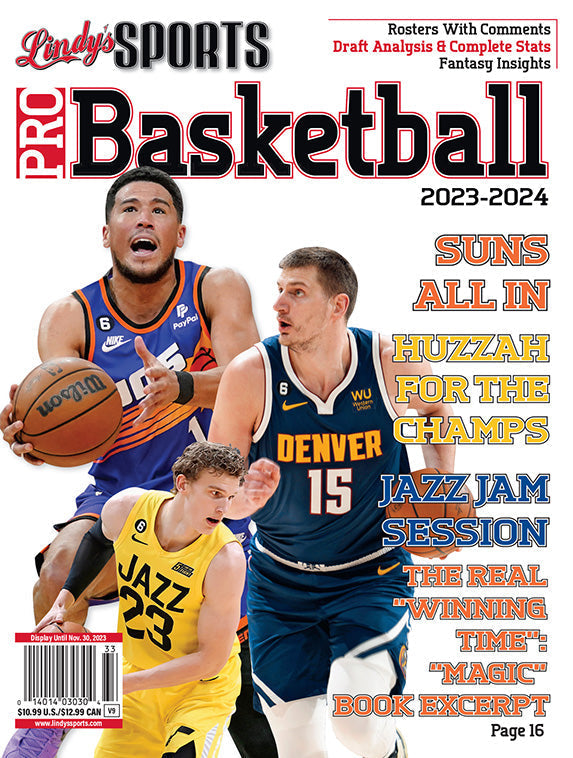 Lindy's Sports 2023-24 Pro Basketball Magazine - PRE ORDER - TX Corrections Bookstore