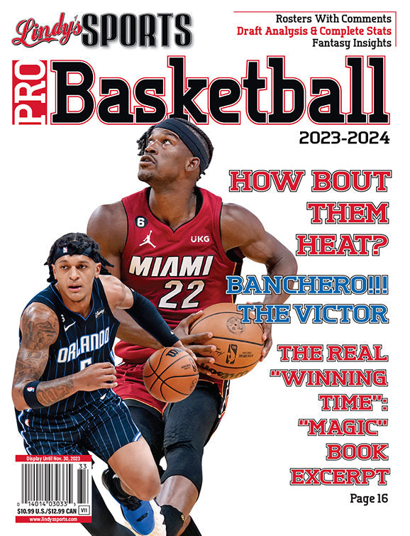 Lindy's Sports 2023-24 Pro Basketball Magazine - PRE ORDER - TX Corrections Bookstore